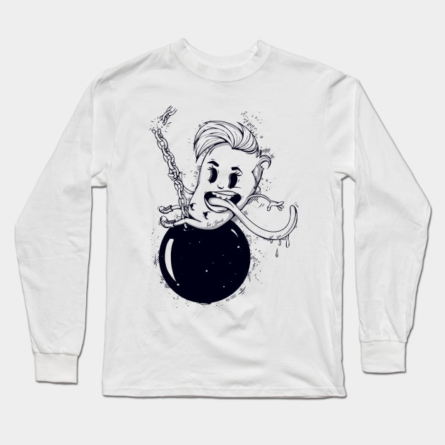 Wrecking ball Long Sleeve T-Shirt by mikekoubou